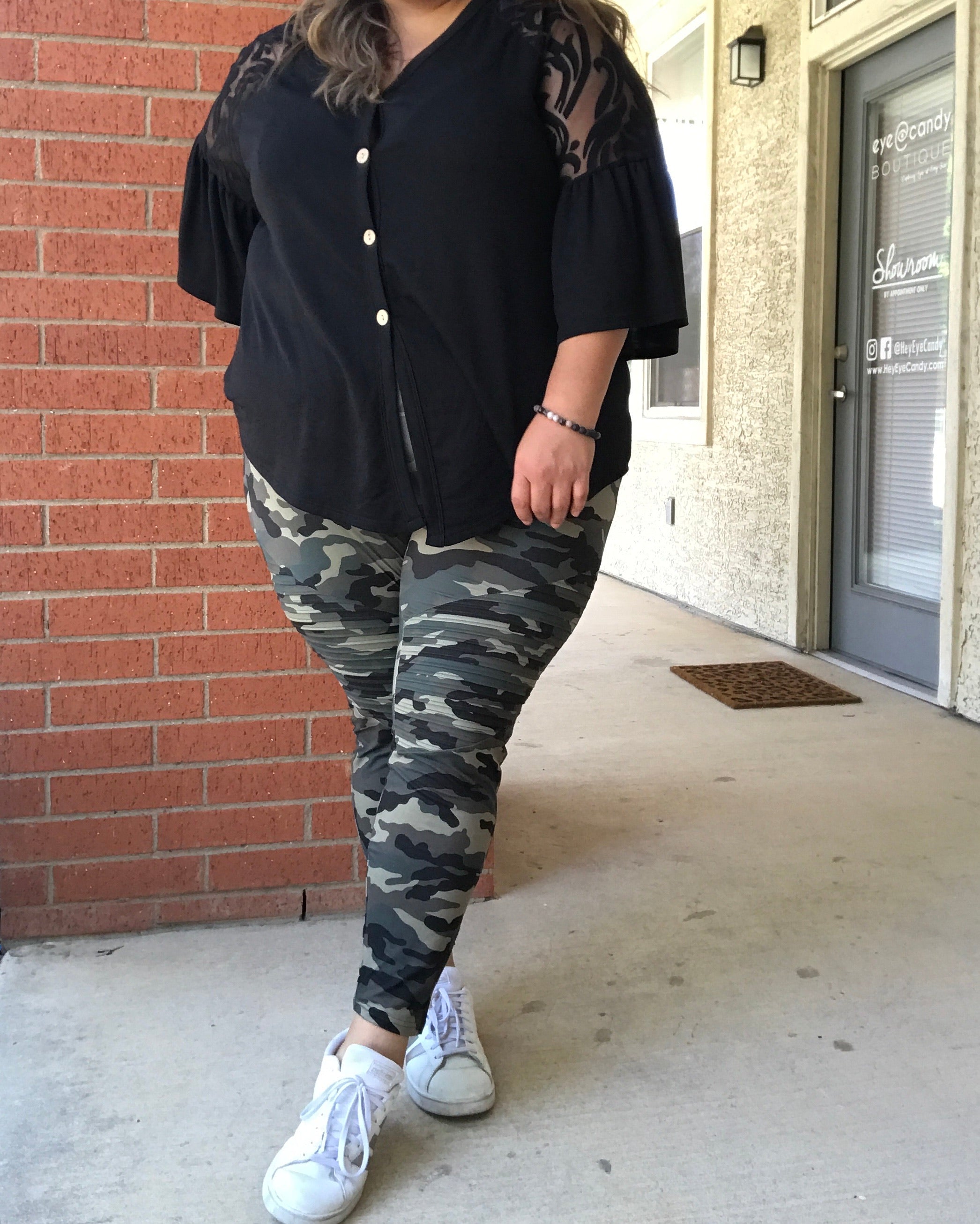 Hello Moto Yoga Pant - Camo STRAIGHT SIZES